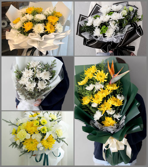 上海奉贤区南桥镇白事花束代送